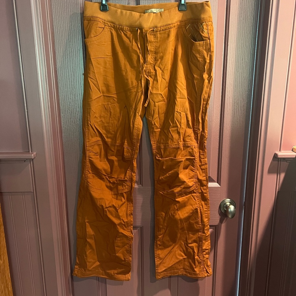 Prana Orange Straight Leg Pants